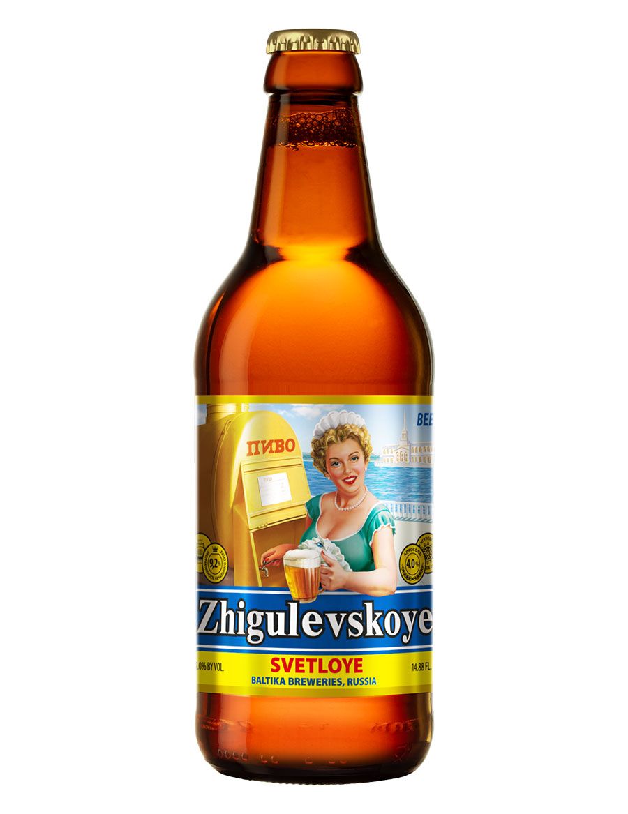 Zhigulevskoye Light Beer 4%